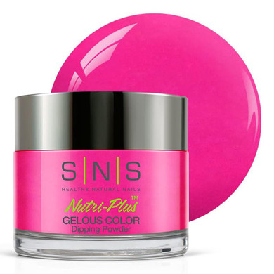 Sns Nail Dip Powder, Gelous Color Dipping Powder - Beach Hair (Pink/Magenta, Cream) - Long-Lasting Dip Nail Color Lasts 14 Days - Low-Odor & No Uv Lamp Required - 1Ozbeach Hair Hawaiian Dreaming