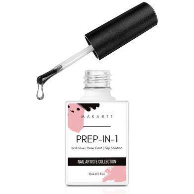 Makartt Gel Nail Glue, 3 In 1 Gel Tips Nail Glue For Acrylic Nail Extension Super Strong Adhesive Bond Long Lasting Brush On Nail Glue Gel For Nail Tips Base Coat Slip Solution,Curing Needed