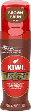Kiwi Color Shine Liquid Polish Brown 2.5 Fl. Ozbrown