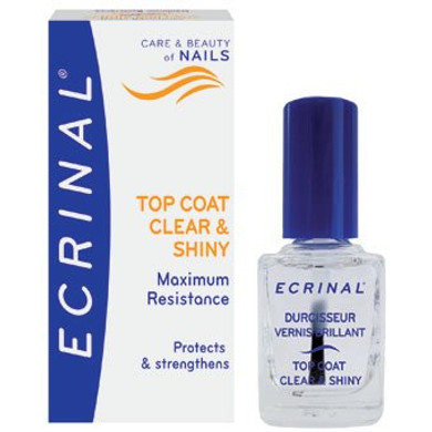 Ecrinal Clear and Shiny Strengthening Topcoat 10ml