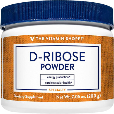 The Vitamin Shoppe Ribose Powder, Supports Energy Production And Cardiovascular Health (200 Grams Powder)