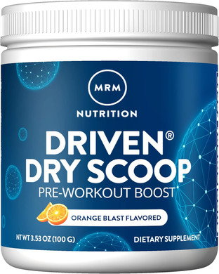 Mrm Nutrition Drivenã¢Â Dry Scoop Pre-Workout Powder| Orange Blast Flavored| Pure Ingredients| Muscle + Hydration + Energy Blends| Performance Energy | Vegan + Gluten-Free | 15 Servings