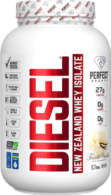 Perfect Sports Diesel 100% New Zealand Whey Isolate - 2Lbs French Vanillafrench Vanilla
