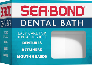 Sea Bond Denture Bath, Colors May Vary