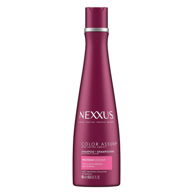Nexxus Hair Color Assure Sulfate-Free Shampoo With Proteinfusion, For Color Treated Hair Color Shampoo 13.5 Oz