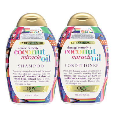 Ogx Coconut Miracle Oil Extra Strength Shampoo & Conditioner, 2 Pack