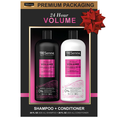 Tresemme Volumizing Shampoo And Conditioner - Salon-Level Hair Care, Sulfate-Free Shampoo And Conditioner Set, Hair Volume Boost, Gift Set For Women, 28 Fl Oz Ea