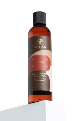 As I Am Curl Clarity Shampoo - 8 Ounce - With Coconut, Amla & Tangerine - Gently Cleanses Curly Hair - Vegan & Cruelty Free - Sulphate Free - Parabens Free - Phthalate Free