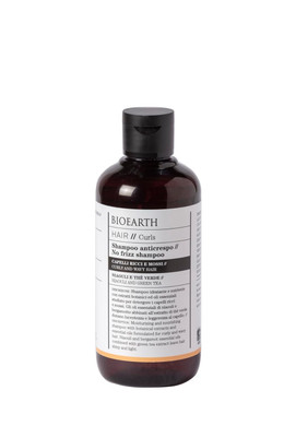 Bioearth Hair, Moisturising And Nourishing Anti-Frizz Shampoo For Curly And Wavy Hair, For Shining Hair, Made In Italy, Vegan, Aiab Certified - 250Ml Pack