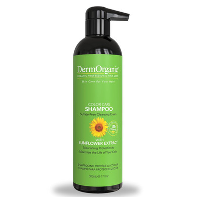 Dermorganic Color Care With Sunflower Anti-Fade Extract - Sulfate-Free - Shampoo 17 Fl.Oz