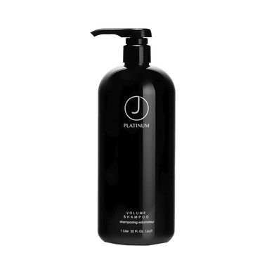 J Beverly Hills Platinum Volume Shampoo With Coconut Oil For Hydrating Hair, (3.4 Oz, 12 Oz, 32 Oz)