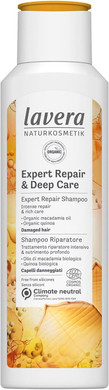lavera Shampoo Expert Repair and Deep Care  Expert Repair Shampoo  Hair Care  Natural Cosmetics  Vegan  Certified  250ml