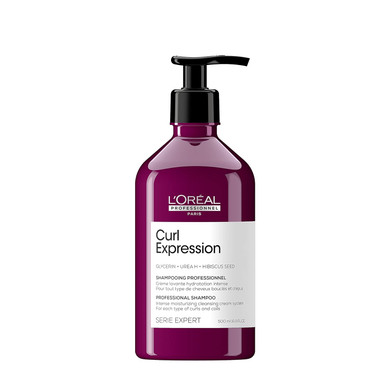 L'Oreal Professionnel Curl Expression Moisturizing Shampoo | Hydrates & Detangles | For Curly & Coily Hair Types | Sulfate & Paraben Free | 16.907 Fl. Oz
