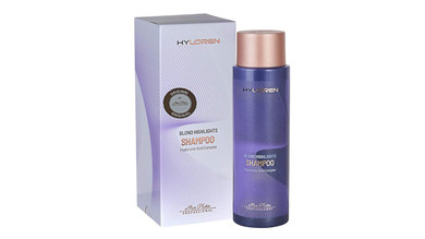 Mon Platin Hy Loren Blonde Highlights Hair Shampoo With Hyaluronic Acid - Premium Blonde Shampoo To Neutralize Yellow And Orangey Tones - Restores Hair Color