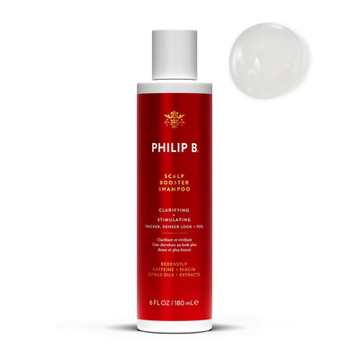 Philip B. Scalp Booster Shampoo - Clarifying & Stimulating For Thicker, Denser Looking Hair, 6 Fl Oz