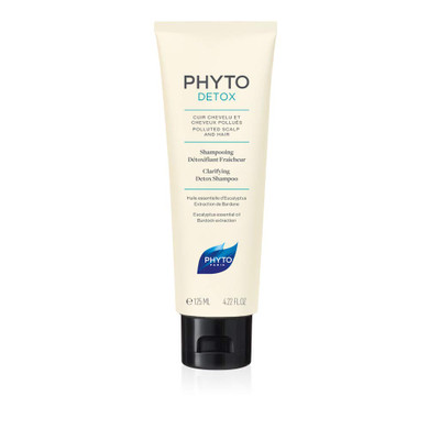 Phyto Phytodetox Clarifying Detox Shampoo, 4.22 Fl Oz
