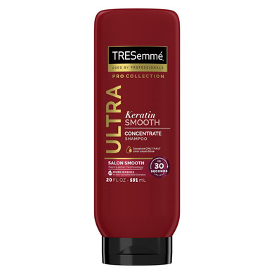 Tresemmã£Â© Ultra Keratin Smooth Concentrate Shampoo For Dry Hair Salon Smooth In 30 Seconds, Fast-Lather Technology And 2X More Washes 20 Oz