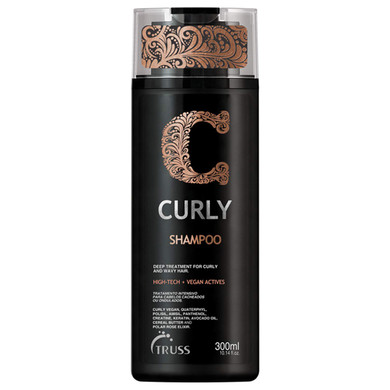 Truss Curly Shampoo For Curly Or Wavy Hair - Gentle Cleansing Curl Shampoo, Defines Curls, Detangles, Controls Frizz, Provides Softness & Silkiness, Moisture Balance & Conditions Curly Hair