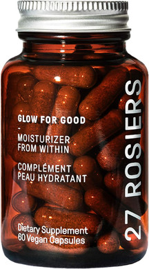 27 Rosiers - Glow For Good Moisturizer From Within | Clean Beauty Supplement (60 Capsules)