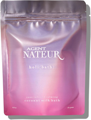 Agent Nateur - Holi (Bath) Natural Soothing Hydrating Calming Coconut Milk Bath | Vegan, Non-Toxic, Clean Skincare (8.8 oz | 250 g)