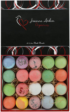 Bulk Bath Bomb Gift Set-Set Of 20 Bath Bombs Infused With Premium Essential Oils & Moisturizing Shea Butter. Natural Organic Spa Bath Bombs For Women & Men! Double Pack Bath Bombs Individually Wrapped