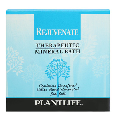 Plantlife Rejuvenate Therapy Bath Salts - Straight From The Plant Natural Aromatherapy Bath Salts - Balance, Calm, And Release Tension In The Body - Made In California 3 Oz