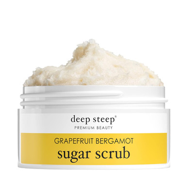 Deep Steep Grapefruit Bergamot Sugar Scrub, 8 Oz