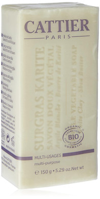Cattier-Paris Healing Soap, Shea Butter, Organic, 1 X 150 G