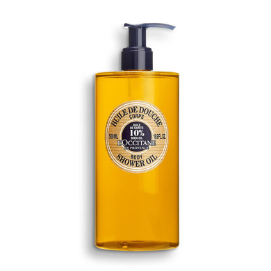 L'Occitane Softening Shea Body Shower Oil With 10% Shea Oil 16.9 Fl. Oz: Gently Cleanse, Protect From Dryness, Soothe Tightness, All Skin Types, Vegan