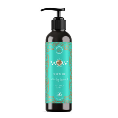 Mks Eco Wow Nurture Sulfate-Free Shampoo & Body Wash, Halcyon Scent - Free From Silicones, Sulfate Cleansers, Parabens, Gluten, Mineral Oil & Petrolatum - Vegan, Cruelty Free