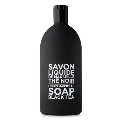 Compagnie De Provence Savon De Marseille Extra Pure Liquid Soap - Black Tea - 33.8 Fl Oz Plastic Bottle Refill33.8 Fl Oz (Pack Of 1)