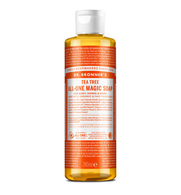 Dr. Bronnerã¢ÂS - Pure-Castile Liquid Soap (Tea Tree, 8 Ounce)8 Oz