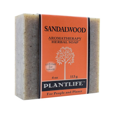 Plantlife Sandalwood Bar Soap - Moisturizing And Soothing Soap For Your Skin - Hand Crafted Using Plant-Based Ingredients - Made In California 4Oz Bar
