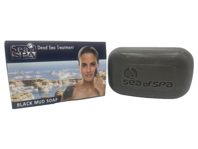 Sea Of Spa, Dead Sea Minerals Black Mud Soap 125Gr, 4.4Oz