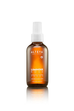 Alteya Rganic Luminous Rose Hydrating Flower Toner 4 Fl Oz/120 Ml  Certified Organic  Purifying, Balancing, Revitalizing  All Skin Types