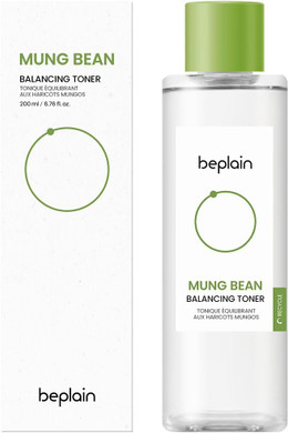 Beplain Mung Bean Balancing Toner 6.76 Fl Oz | Daily Pore Refining Toner | Pha Helps Exfoliate And Reduce Excess Sebum | Good For Oily And Sensitive Skin | Beplain