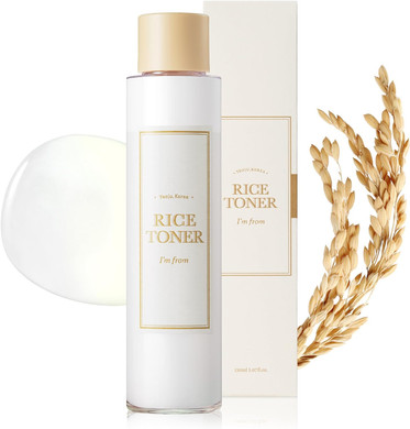 I'M From Rice Toner, 77.78% Rice Extract From Korea, Glow Essence With Niacinamide, Hydrating For Dry Skin, Vegan, Alcohol Free, Fragrance Free, Peta Approved, K Beauty Toner, 5.07 Fl Oz5.07 Fl Oz (Pack Of 1)