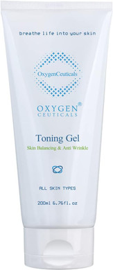Oxygenceuticals Toning Gel 200Ml | Anti-Aging Gel Toner For Skin Firming And Toning | Ph Balancing Anti Wrinkle Toner For Face & Body 6.76 Oz