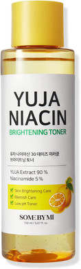 Some By Mi Yuja Niacin 30 Days Miracle Brightening Toner - 5.07Oz, 150Ml - Made From 12 Vitamins For Sensitive Skin - Daily Brightening Face Toner With Melasma And Blemish Care - Korean Skin Care