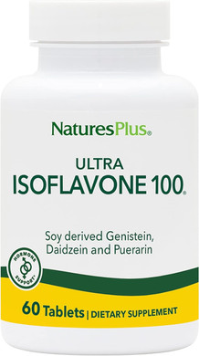 Naturesplus Ultra Isoflavone 100-100 Mg, 60 Vegetarian Tablets - Soy Supplement, Gluten-Free - 30 Servings