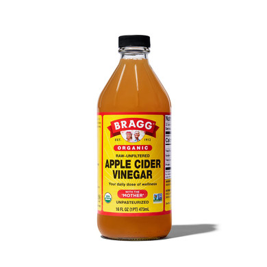 Bragg Organic Raw Apple Cider Vinegar, 16 Fl Oz (Pack of 1)