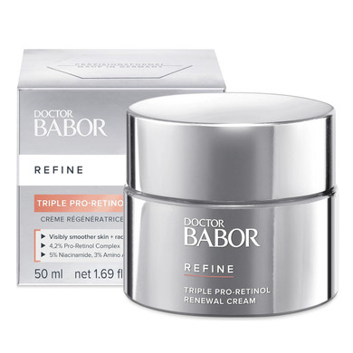 Babor DOCTOR Firming Cream with Retinol, Anti-Ageing Face Cream for Plump Skin and Against Hyperpigmentation, Medical Anti-Wrinkle Face Care, Triple Pro-Retinol Renewal Cream, 1 x 50 ml