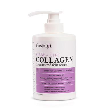 Elastalift Collagen Cream Skin Care Face Lotion & Body Lotion For Dry Skin | Skin Tightening Cream Collagen Firming Lotion Body Moisturizer Lifts, Firms, & Tightens For Younger Looking Skin, 15 Fl Ozcollagen Cream (Fragrance Free)