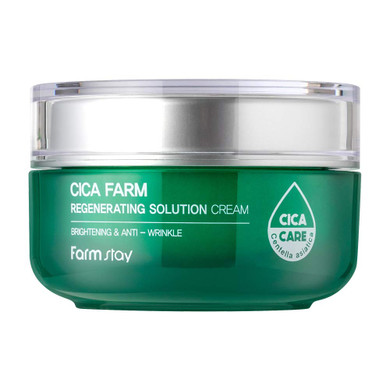 FARMSTAY CICA Farm Regenerating Solution Cream - Daily Face Moisturizer, Korean Skin Care with Centella Asiatica, Gentel Face Cream, 1.69 Fl. Oz / 50ml