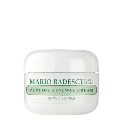 Mario Badescu Peptide Renewal Cream for Combination, Dry and Sensitive Skin | Anti-aging Face Cream Formulated with Palmitoyl Tripeptide-1 & Sodium Hyaluronate | 1 Ounce