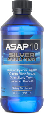 American Biotech Labs - Asap 10 Silver Solution - Immune System Support, 10 Ppm Colloidal Silver Liquid Silver Solution Daily Immune Support Supplement With Silversol Technology - 8Fl Oz