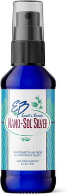 Earthã¢ÂS Bounty - Nano-Sol Silver - 4Oz - Silver Immune System Supplement - Natural Immune System Support - High Bioavailability