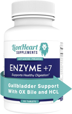 Digestive Enzymes Supplement - Includes Purified Ox Bile Salts - Tablets For No Gallbladder Sufferers - Enzyme For Digestion & Gas Relief - Helps Bloating, Acid Reflux, Constipation & Repair Leaky Gut