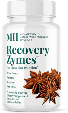 Michael'S Health Naturopathic Programs Recovery Zymes - 270 Enteric Coated Ph Stable Tablets - Proteolytic Enzyme Supplement - Supports Natural Inflammatory Response - 45 Servings