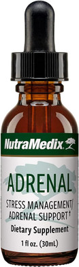 NutraMedix Adrenal Fatigue Supplement - Astragalus, Schisandra, Rhodiola, and Ginseng Extract for Energy Support, Stamina, and Stress - Vegan Adaptogen Blend (1oz / 30ml)